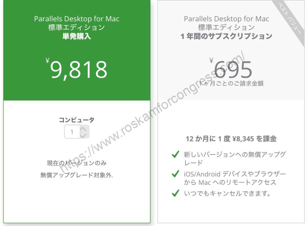 Desktop paralleli per Mac OS X.